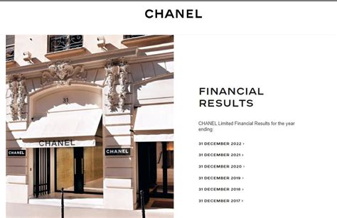 chanel financial results|chanel financial statements 2022.